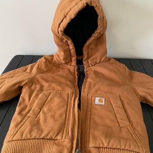 Carhartt Kids Brown Hooded Jacket